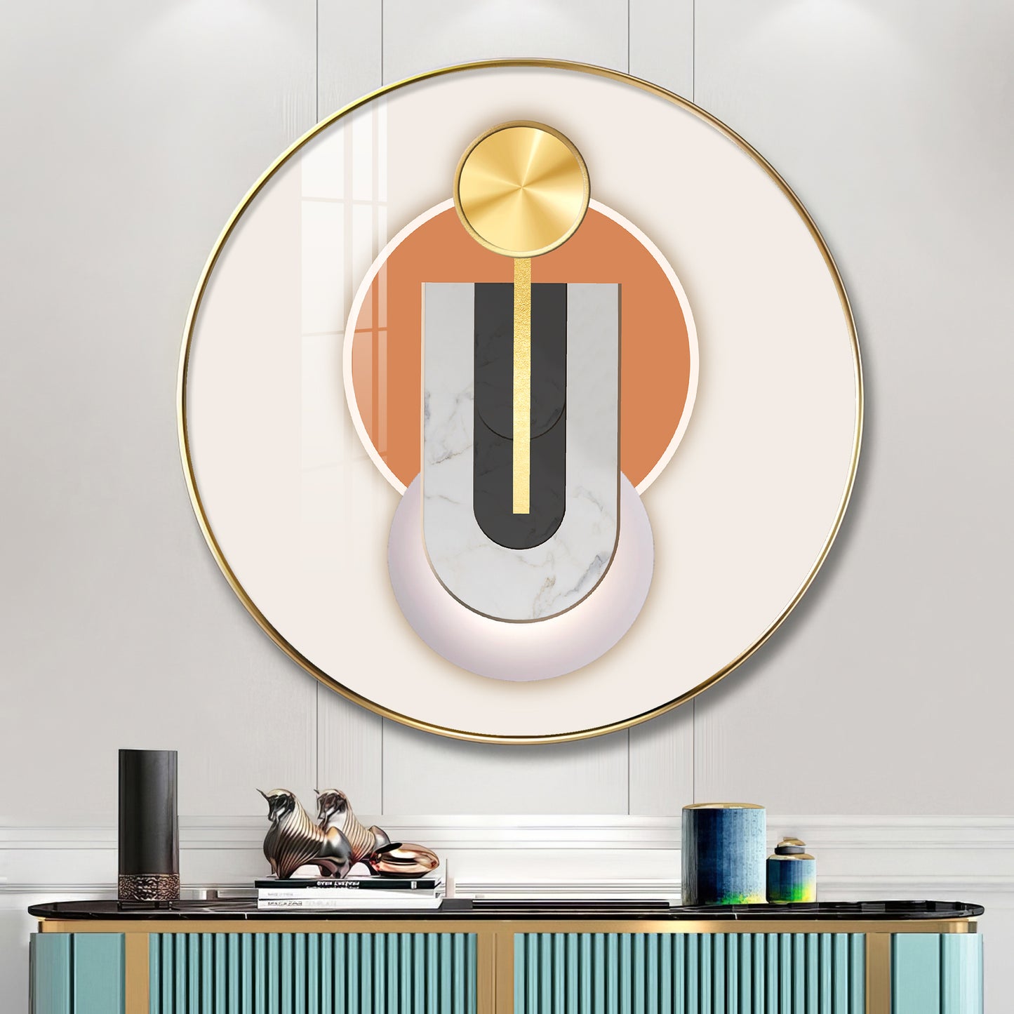 Urban Unity Premium Acrylic Round Wall Art