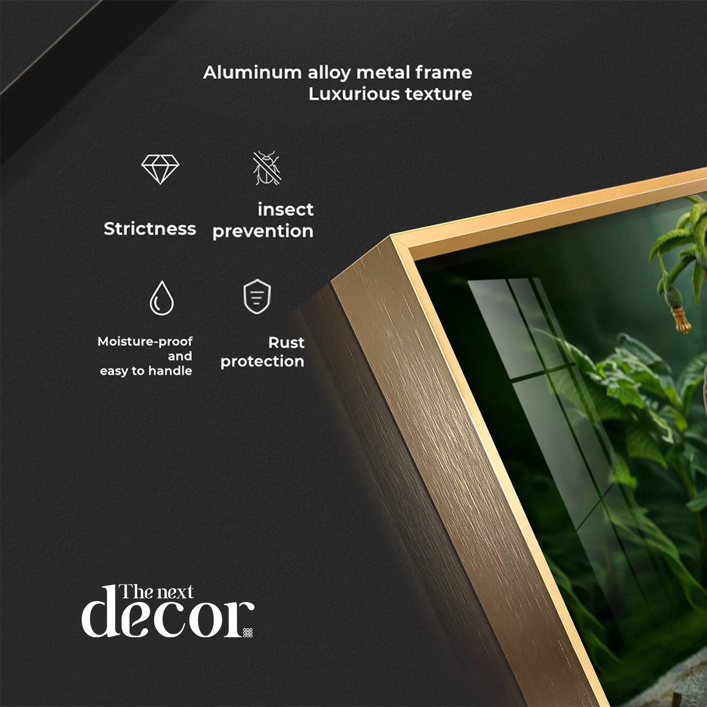 Nandi Jewelled Adornments Premium Acrylic Horizontal Wall Art