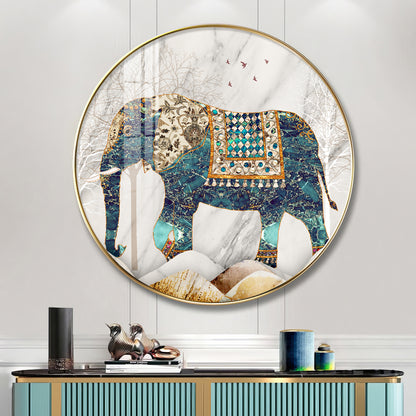 Majestic Alpha Premium Acrylic Round Wall Art