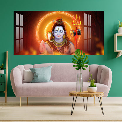 Lord Shiva Acrylic Wall Art