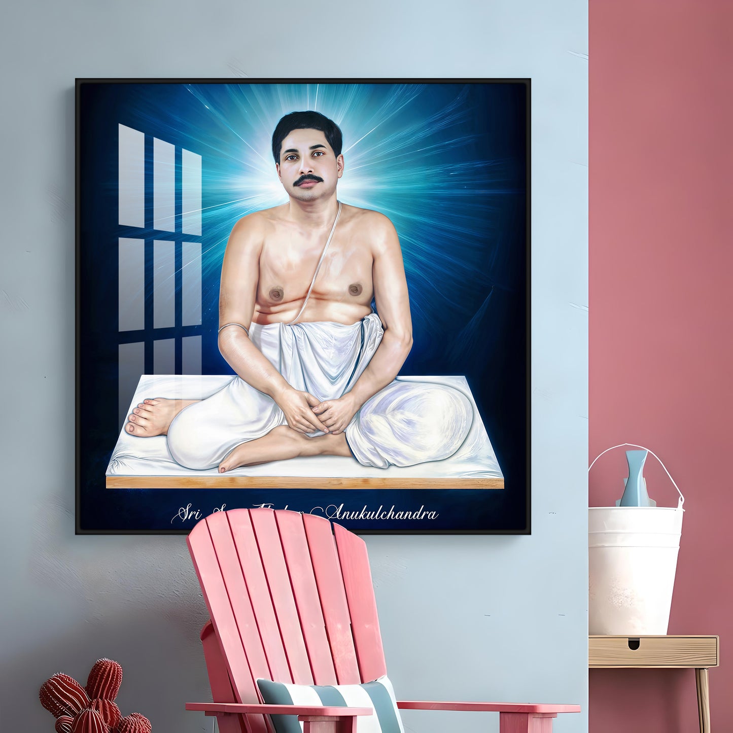 Sri Sri Thakur Anukulachandra Premium Acrylic Wall Art