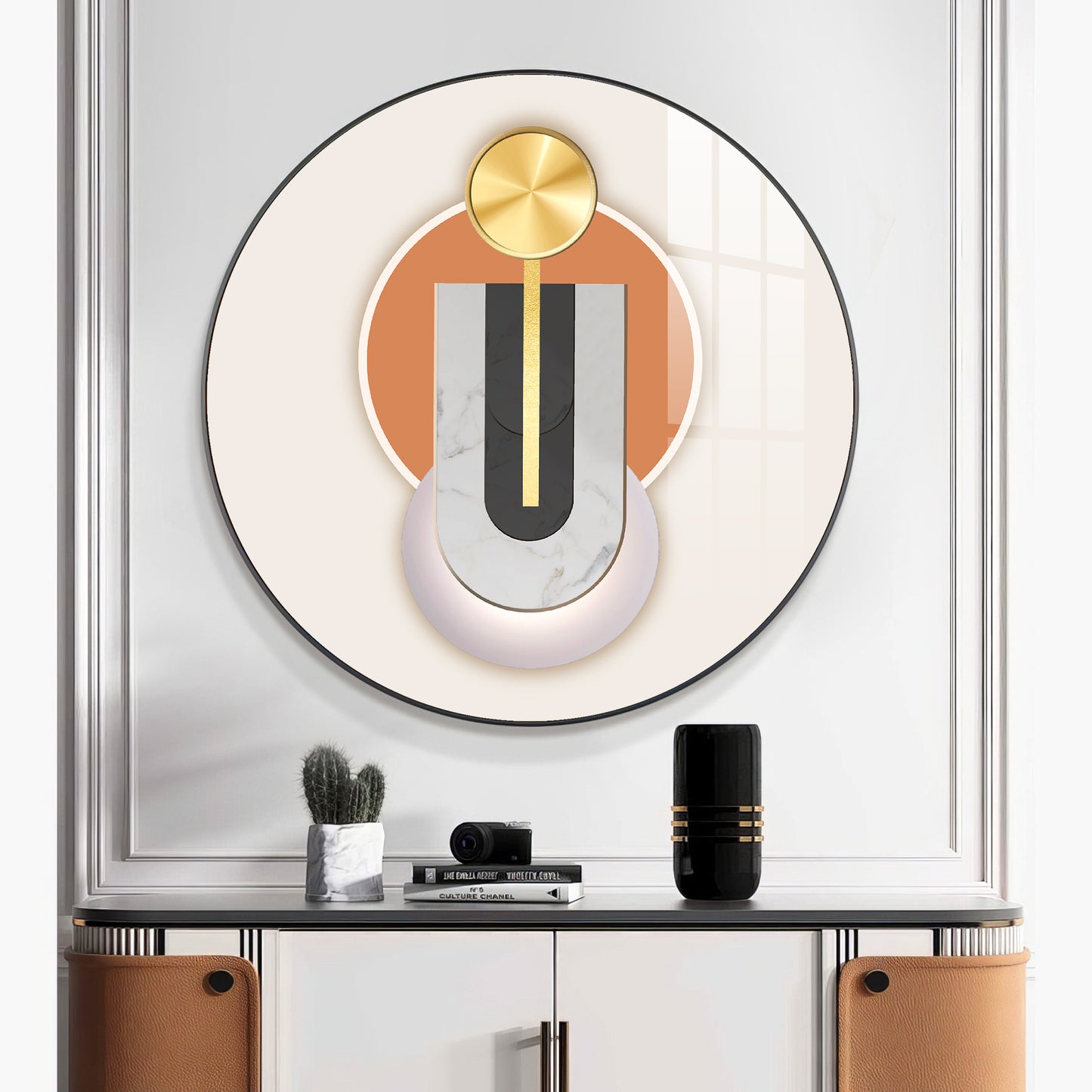 Urban Unity Premium Acrylic Round Wall Art