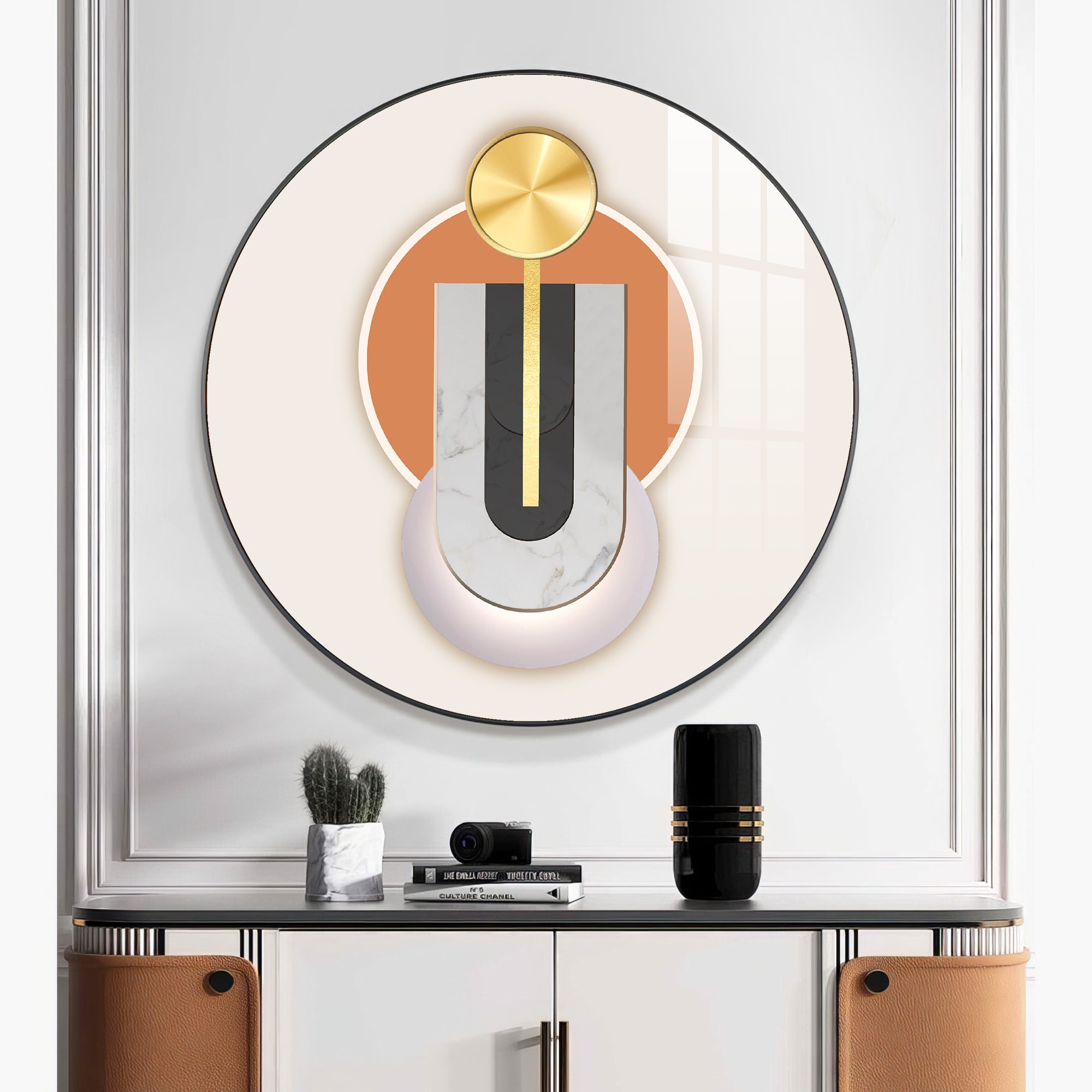 Urban Unity Premium Acrylic Round Wall Art