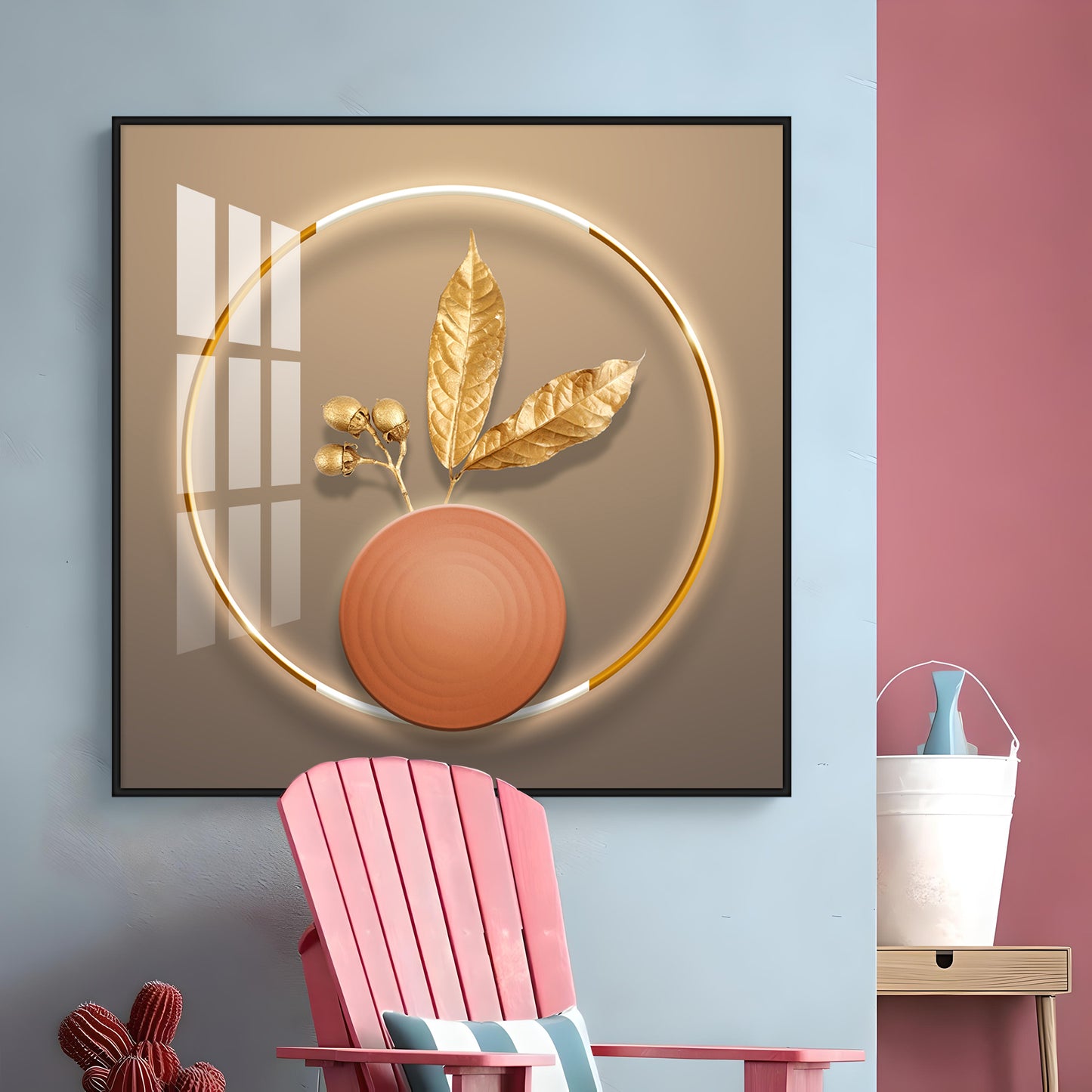 Opulent Oasis Premium Square Wall Art