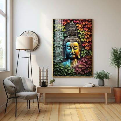 Beautiful Buddha Premium Acrylic Vertical Wall Art