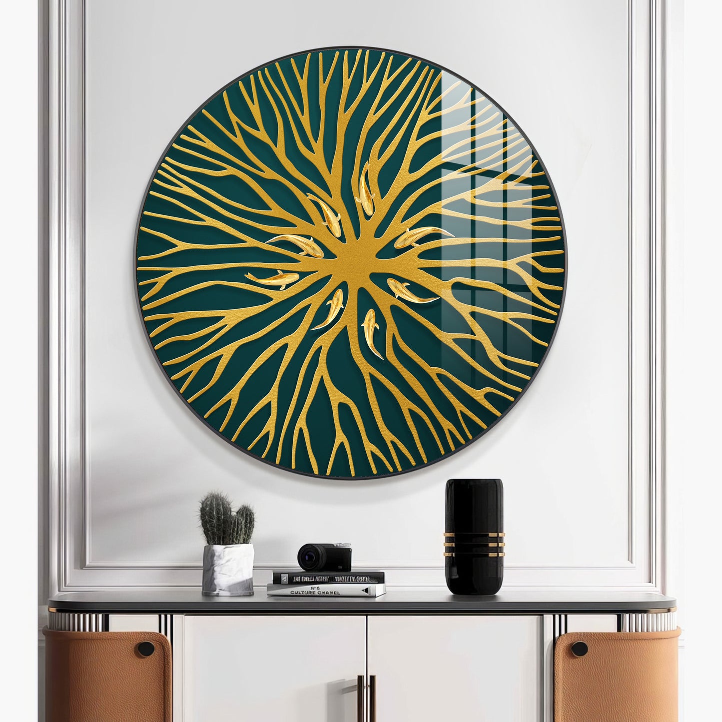Horizon Sphere Art Premium Acrylic Round Wall Art