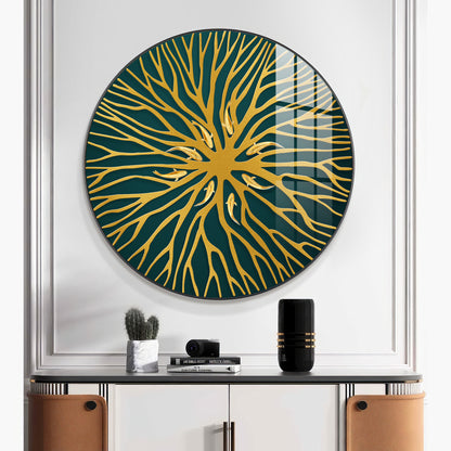 Horizon Sphere Art Premium Acrylic Round Wall Art