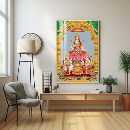 Sacred God And Goddess Premium Acrylic Vertical Wall Art