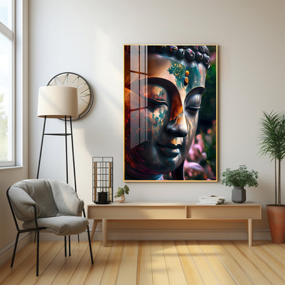 Buddha Premium Acrylic Vertical Wall Art