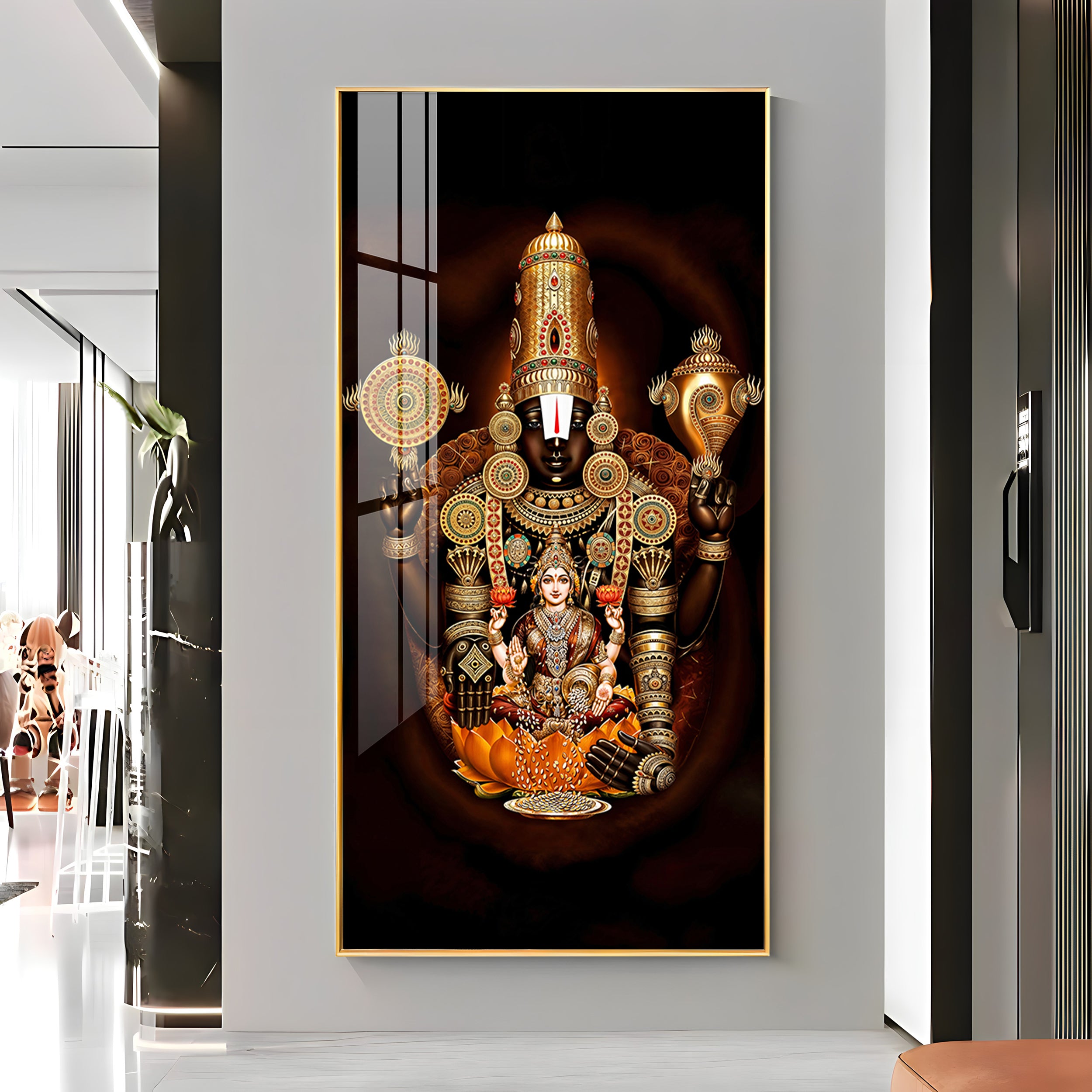 Eternal Spirituality Premium Acrylic Vertical Wall Art