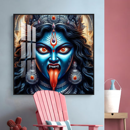 Goddess Kali Premium Acrylic Square Wall Art