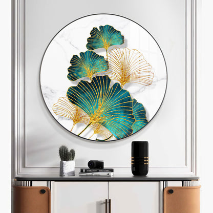 Emerland Petal Art Premium Acrylic Round Wall Art