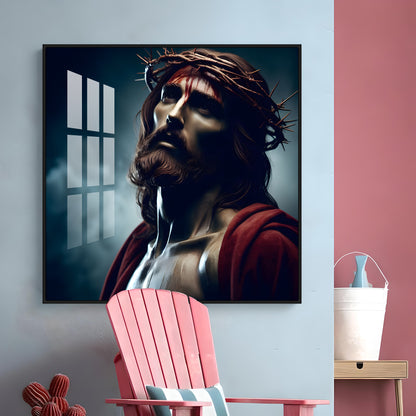 Jesus Premium Acrylic Square Wall Art