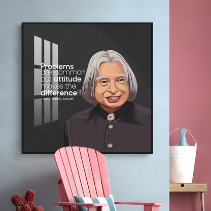 Dr. A.P.J  Abdul Kalam Premium Acrylic Square Wall Art