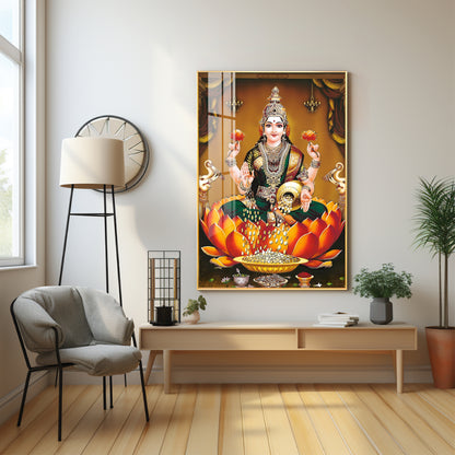 Goddess in Tranquility Premium Vertical Acrylic Wall Art