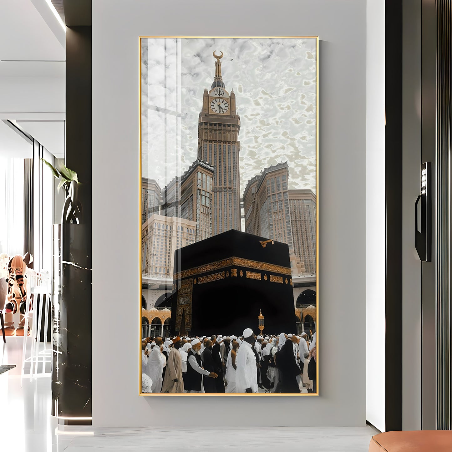 Holy Islamic Place Premium Acrylic Vertical Wall Art