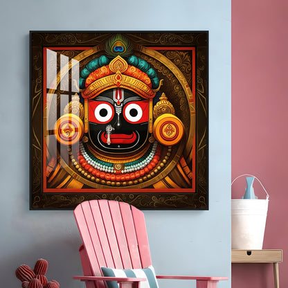 Jagannath Prabhu Premium Acrylic Square Wall Art