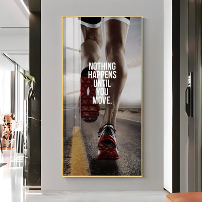 Fitness Enthusiast Premium Acrylic Vertical Wall Art