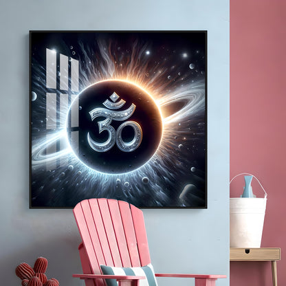 Om Premium Acrylic Square Wall Art