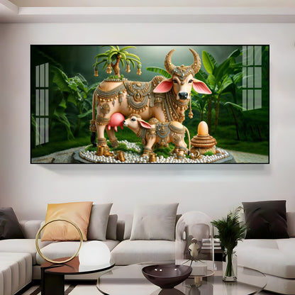 Nandi Jewelled Adornments Premium Acrylic Horizontal Wall Art