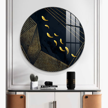 Golden Artwork Premium Acrylic Round Wall Art