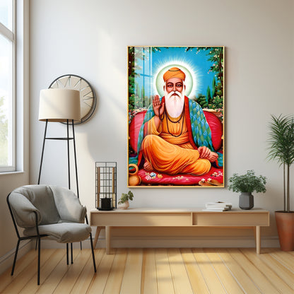 Tranquil Guru Ji Premium Vertical Acrylic Wall Art