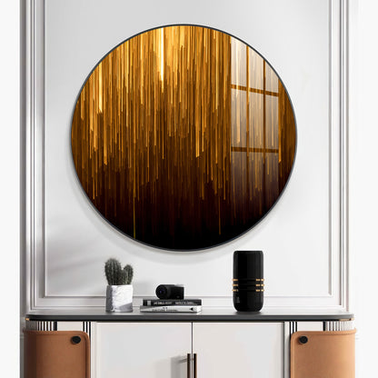 Opulent Sphere Premium Acrylic Round Wall Art