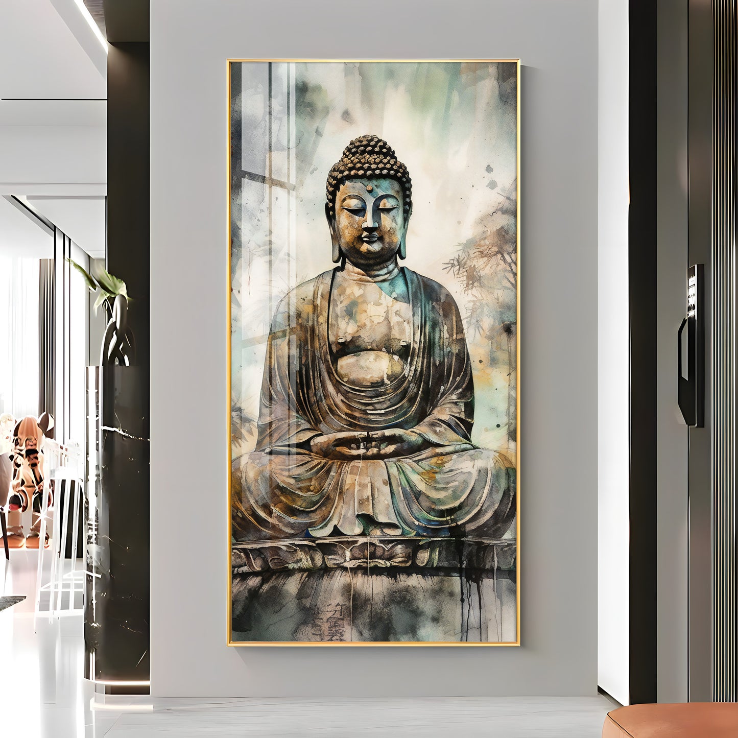 Peaceful Reflection Premium Acrylic Vertical Wall Art