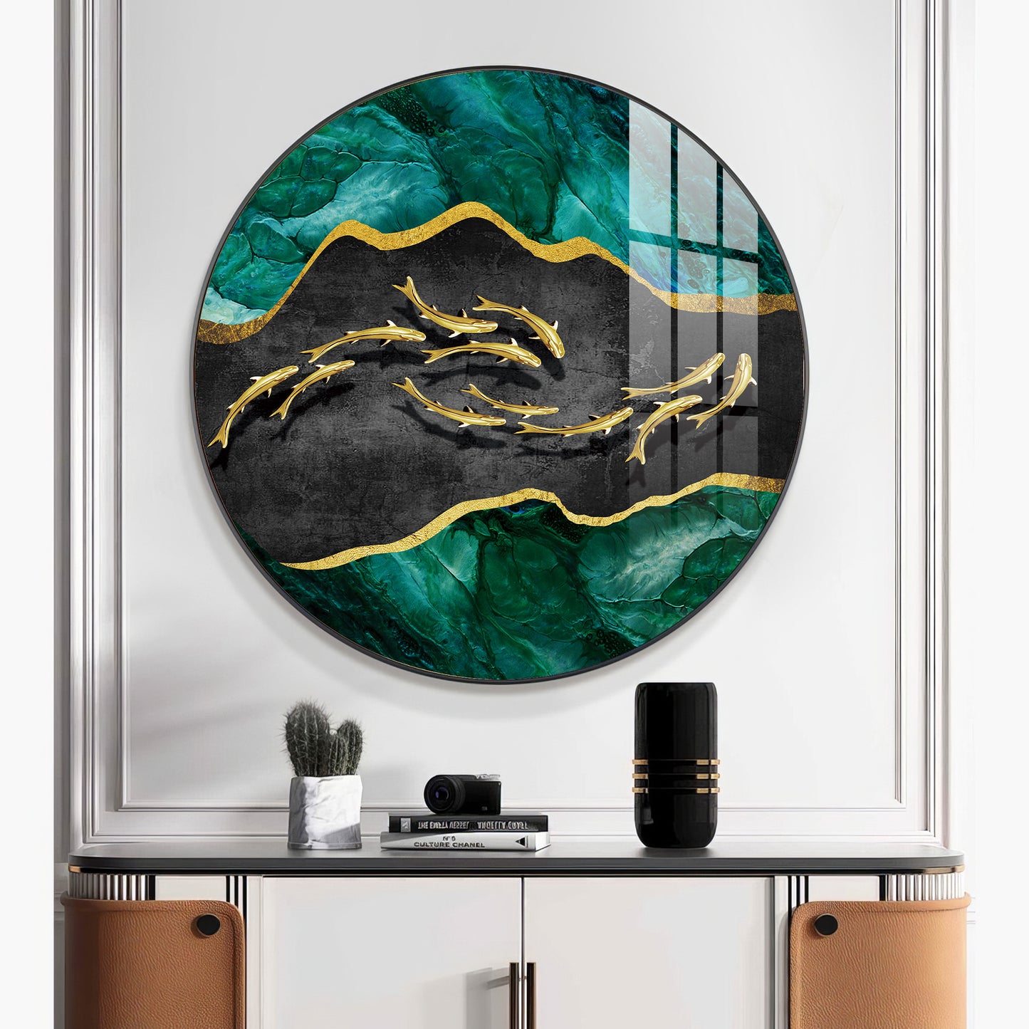Regal Fish Premium Acrylic Round Wall Art
