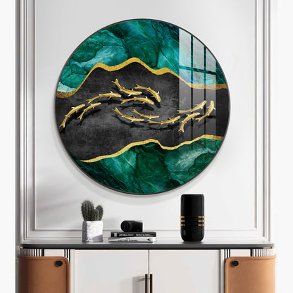 Regal Fish Premium Acrylic Round Wall Art