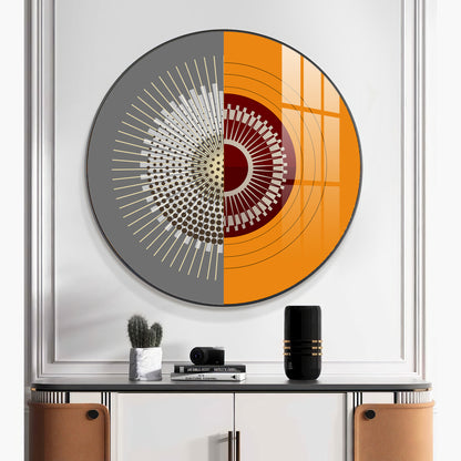 Artful Aura Premium Acrylic Round Wall Art