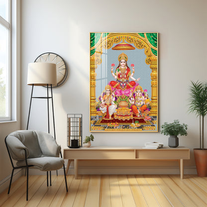 Sacred God And Goddess Premium Acrylic Vertical Wall Art