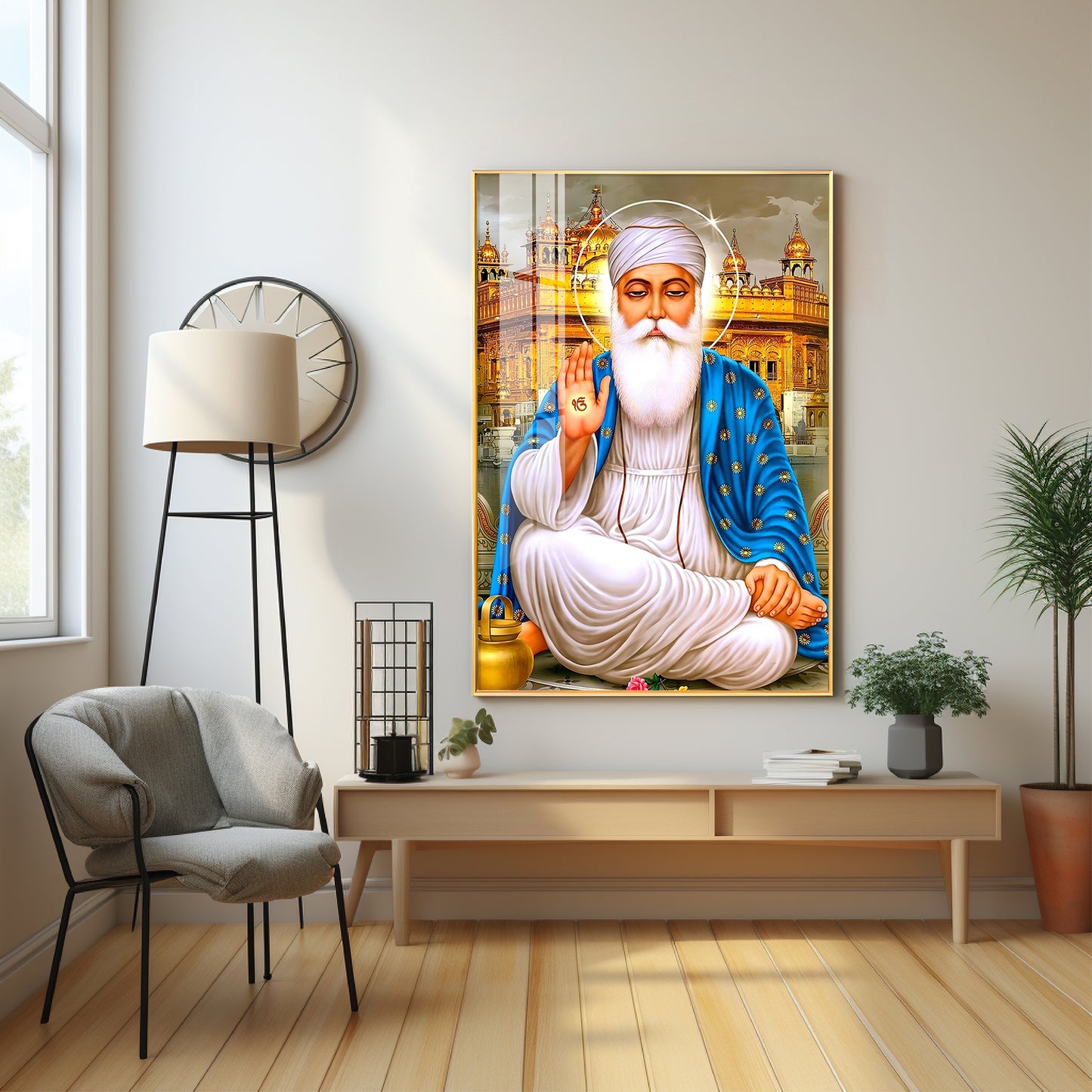 Guidance Of Guru Ji Premium Vertical Acrylic Wall Art