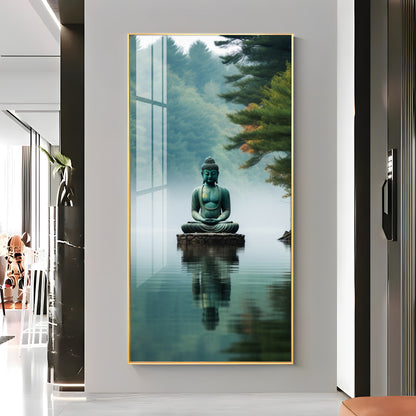 The Enlightened One Premium Acrylic Vertical Wall Art