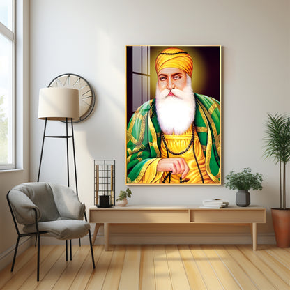 Guru Nanak Ji Premium Vertical Acrylic Wall Art