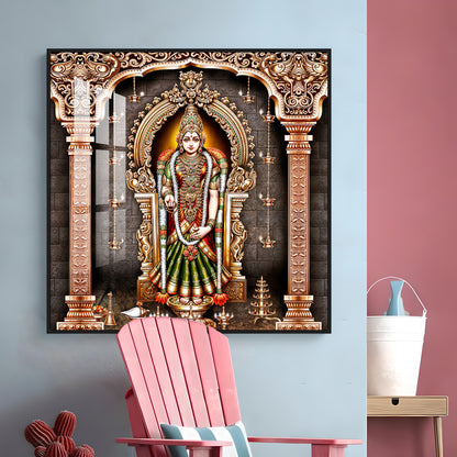 Kanya Kumari Devi Premium Acrylic Square Wall Art