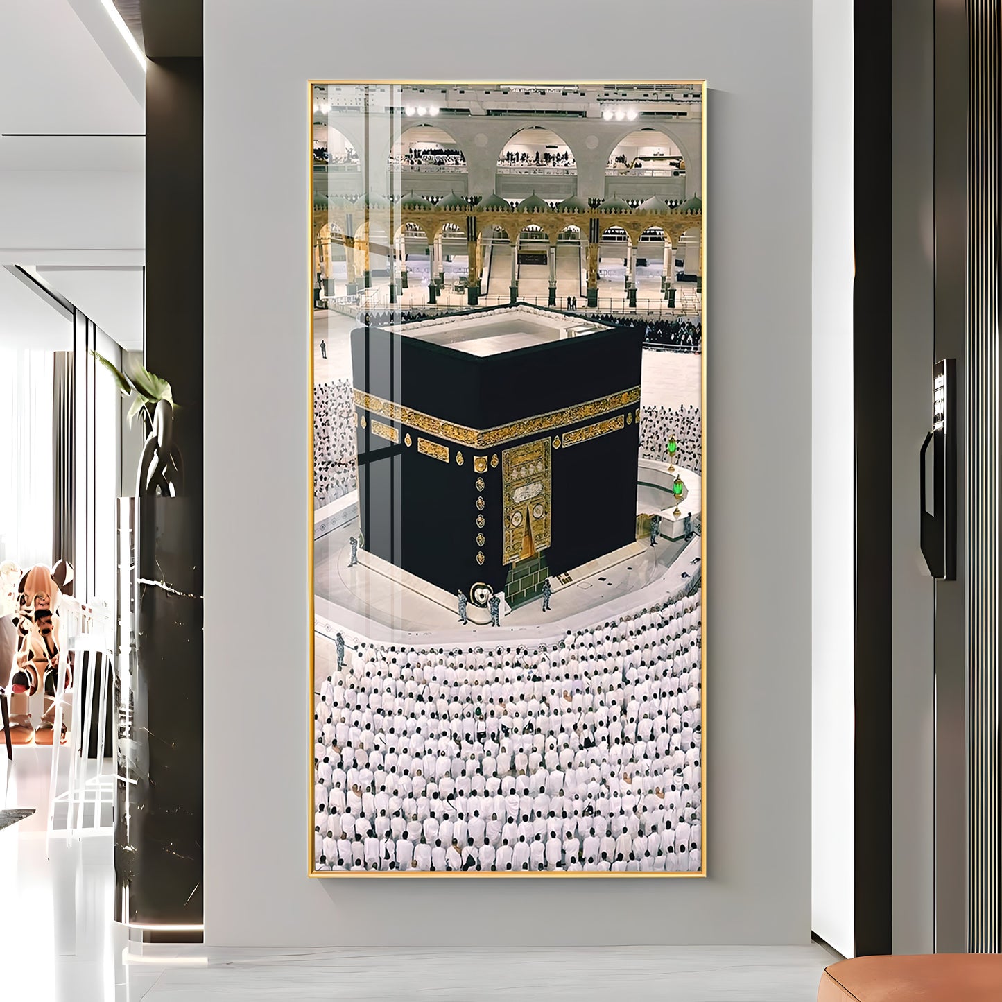 Mecca Premium Acrylic Vertical Wall Art