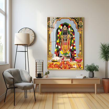 Divine Blossom Rama Premium Acrylic Vertical Wall Art
