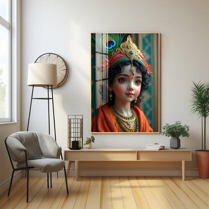 Krishna Reverberations Premium Acrylic Wall Art