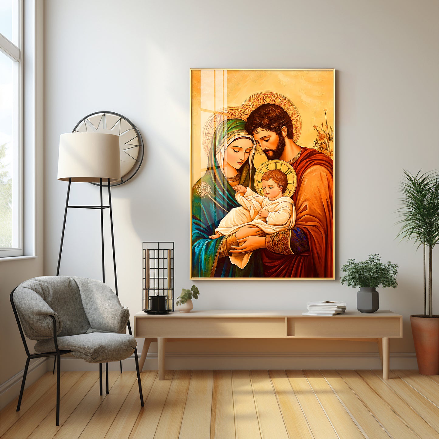 Holy Family Premium Acrylic Vertical Wall Art