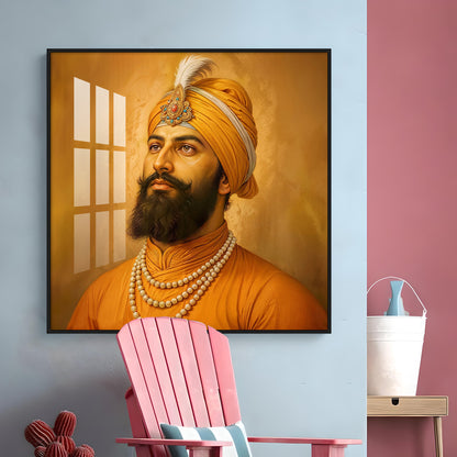 Dhan Dhan Guru Govind Ji Premium Acrylic Square Wall Art