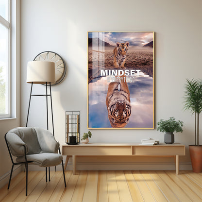 Mindset Is Everything Premium Acrylic Vertical Wall Art