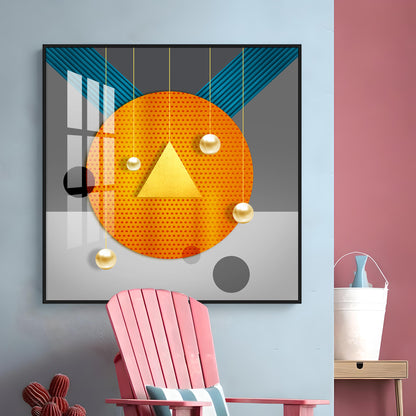 Geometric Light Luxury Premium Acrylic Square Wall Art