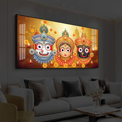 Jai Jagannath Modern Luxury Backlight Horizontal Wall Art