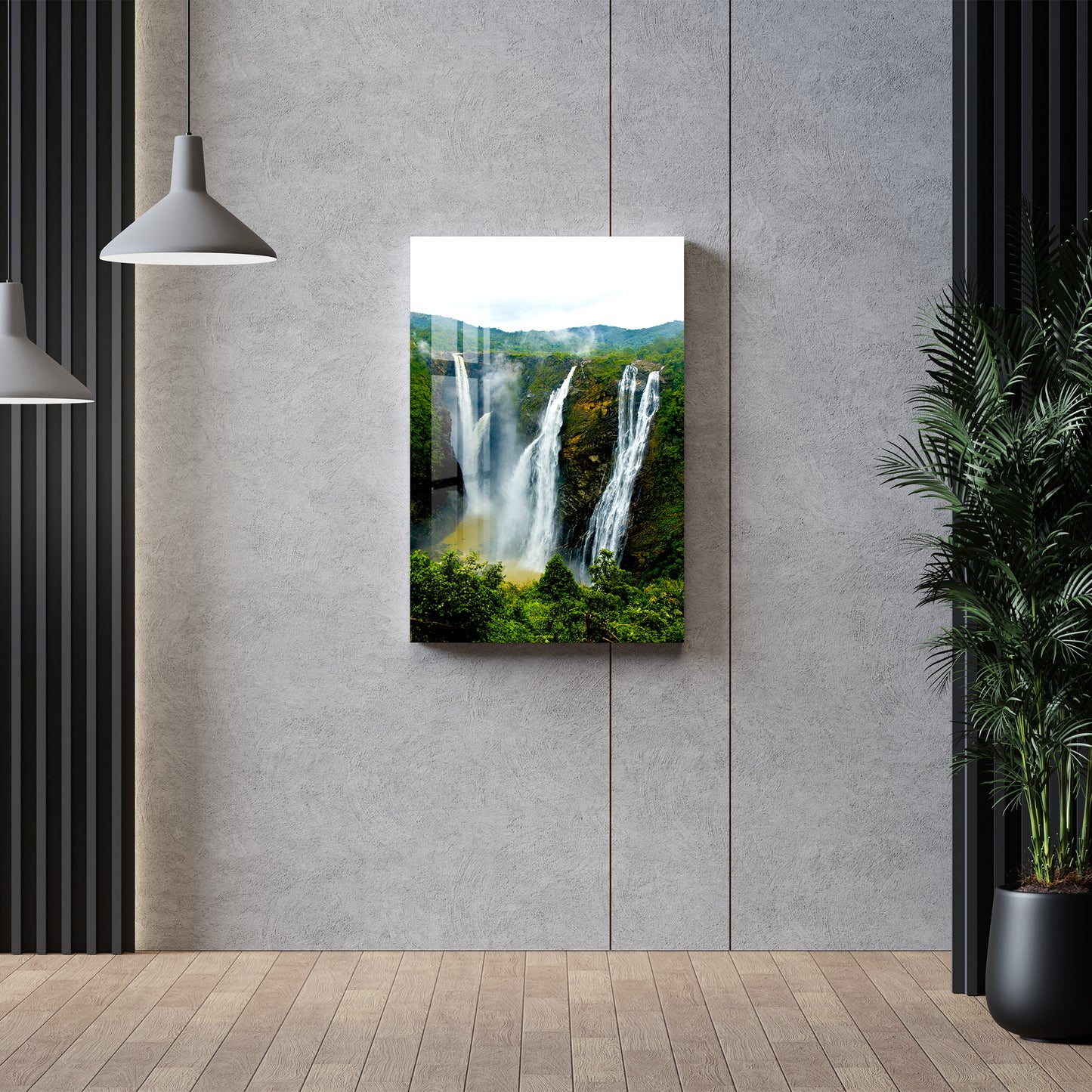 Sonorous Waterfall Acrylic Wall Art