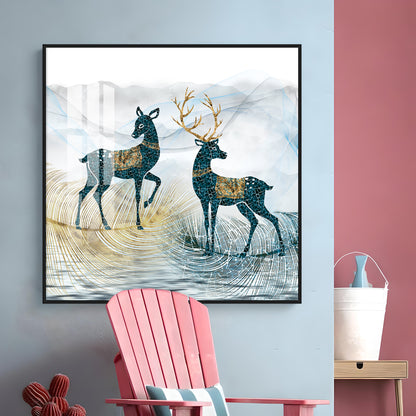 Modern Wildlife Premium Acrylic Square Wall Art