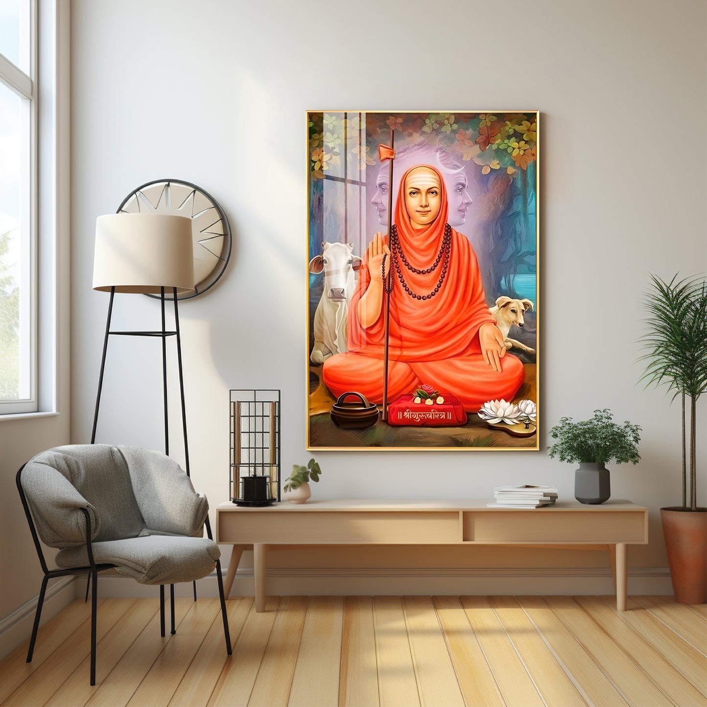 Divine Majesty Premium Vertical Acrylic Wall Art