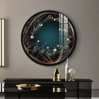 Astral Glow Premium Acrylic Round Wall Art