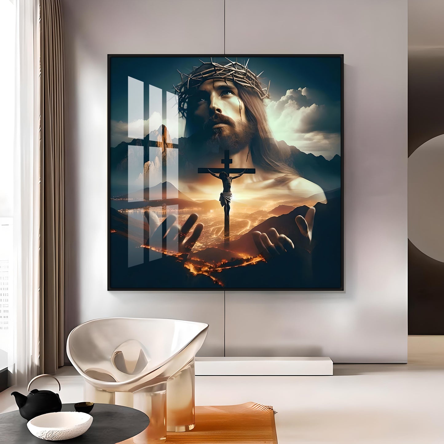 Eternal Faith Premium Acrylic Square Wall Art