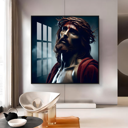 Jesus Premium Acrylic Square Wall Art